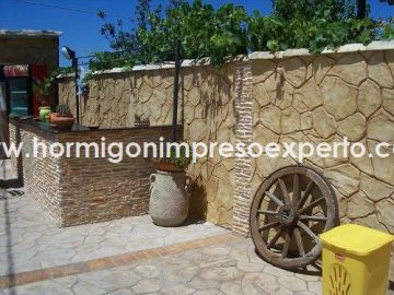 fotos hormigon impreso rural